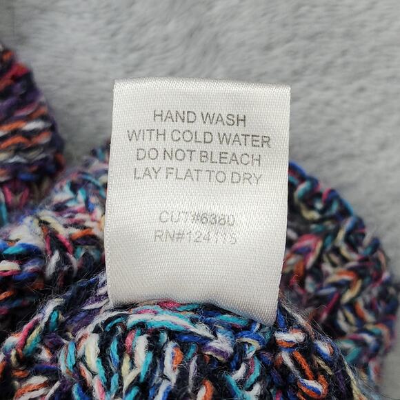 Nordstrom ELODIE Sweater Womens XL Multicolor Turtleneck Drop Shoulder Boxy - Picture 6 of 9